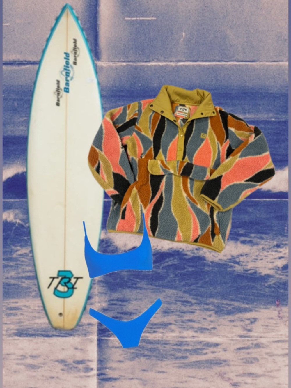 Billabong Yellow Multicolor Sherpa Jacket - Adventure Division